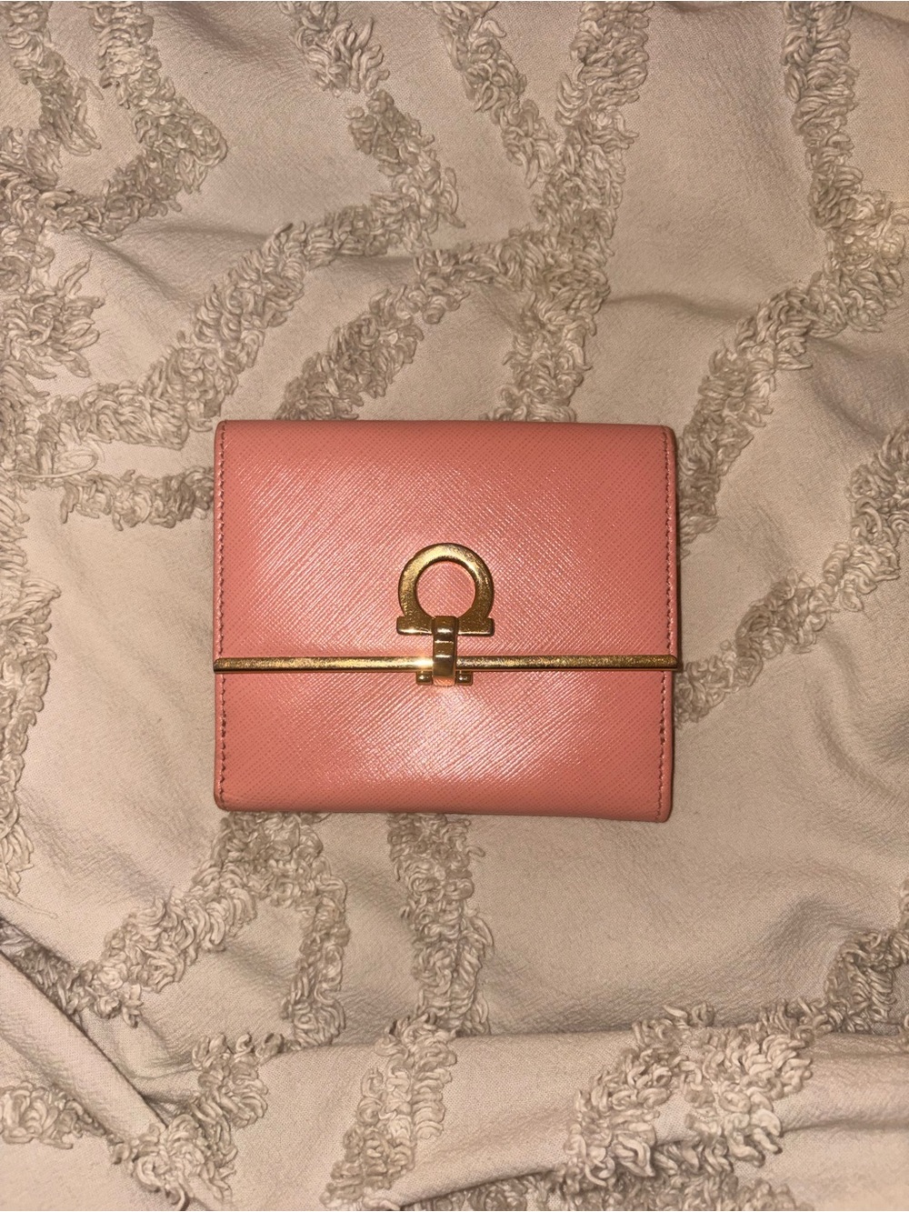 Salvatore Farragamo pink wallet
